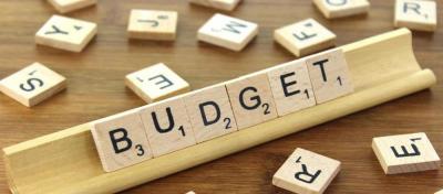 photo of a scrabble board that spells the word budget