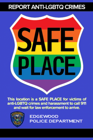 Safe Place Initiative for LGBTQ+  Logo